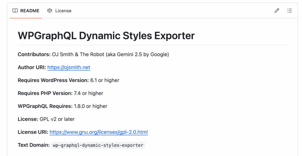 WPGraphQL Dynamic Styles Exporter